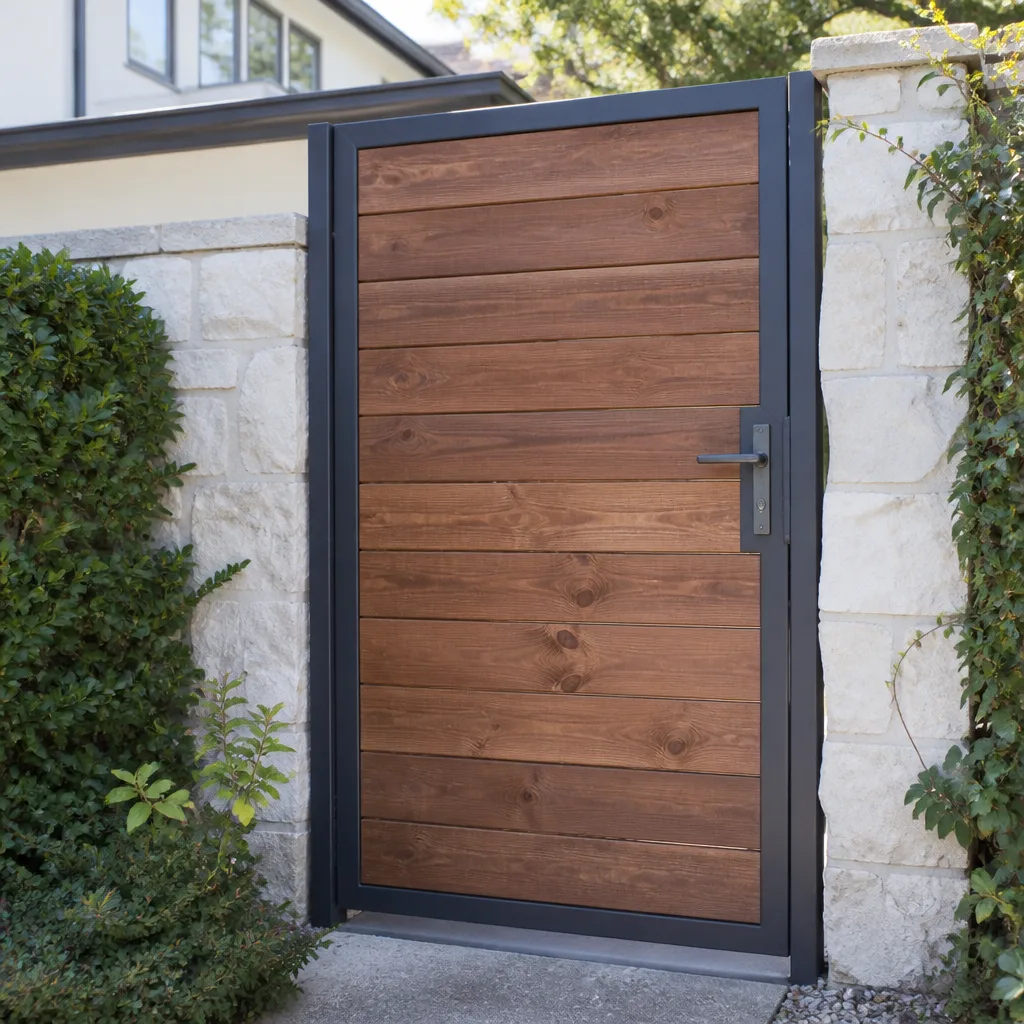 Wood & steel frame